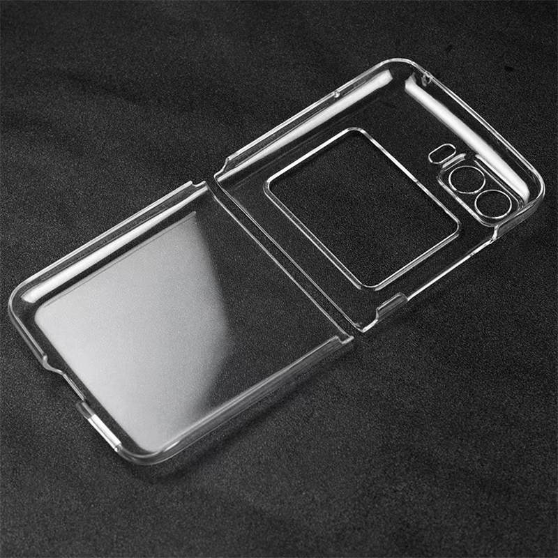 Ốp Điện Thoại Nhựa PC Cứng Siêu Mỏng Màu Trong Suốt DIY Cho Motorola Moto Razr 2022 Razr3 gen 3 gen3 5G