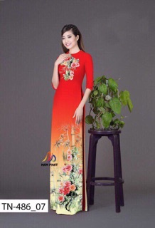 Vải tơ ý và lụa lạnh ,in 3D