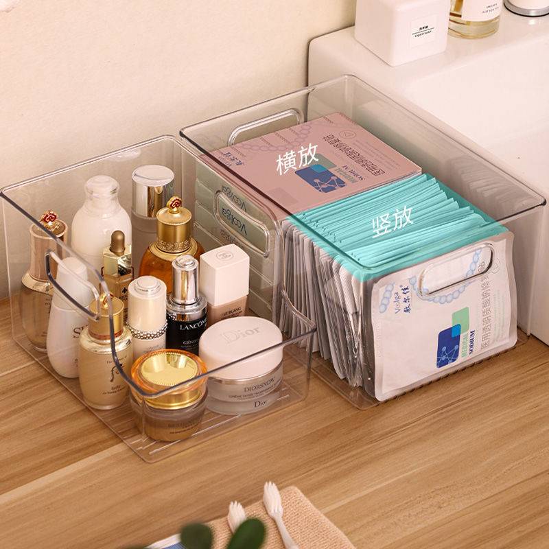 Hộp đựng khẩu trang hình chữ U bằng acrylic trong suốt sức chứa lớn đa năng