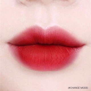 son kem 3CE soft lip lacquer mã CHANGE MODE (màu đỏ lạnh)