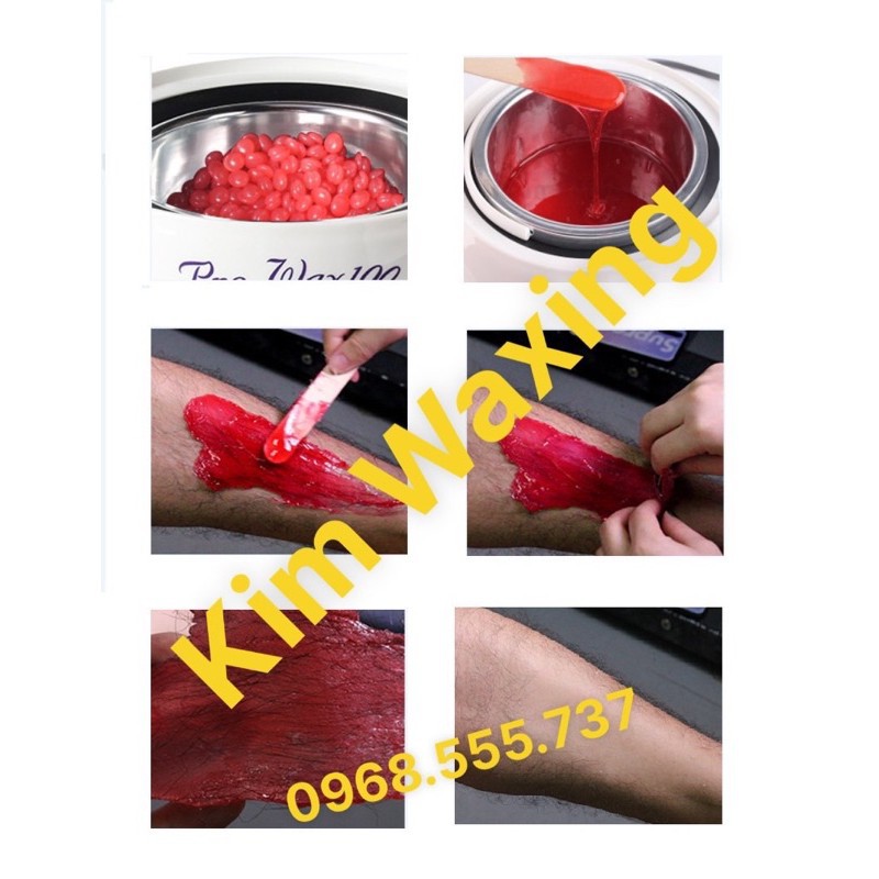 (Free que gỗ) Sáp wax lông nóng dạng hạt đậu Viên Hard Wax Beans 100g MM222 | BigBuy360 - bigbuy360.vn