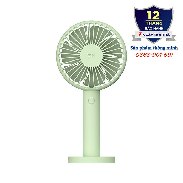 Quạt tích điện cầm tay mini Xiaomi ZMI AF215 cổng USB - dung lượng 3350 mAh - thời gian sử dụng lên tới 12 giờ