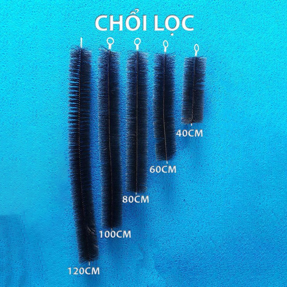 Chổi lọc cho hồ cá - chổi lọc hồ cá koi 40, 60, 80, 100, 120cm  - vật liệu lọc