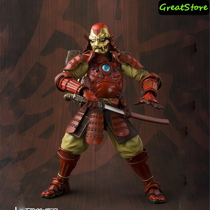 ( CHẤT, HÀNG CÓ SẴN ) MÔ HÌNH NHÂN VẬT SAMURAI IRON MAN FIGMA CỬ ĐỘNG ĐƯỢC