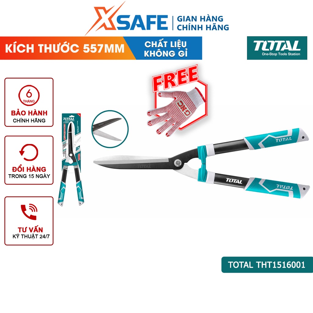 Kéo cắt tỉa cây hàng rào TOTAL THT1516001 Kéo cắt cây kiểng kích thước 600mm/22&quot;