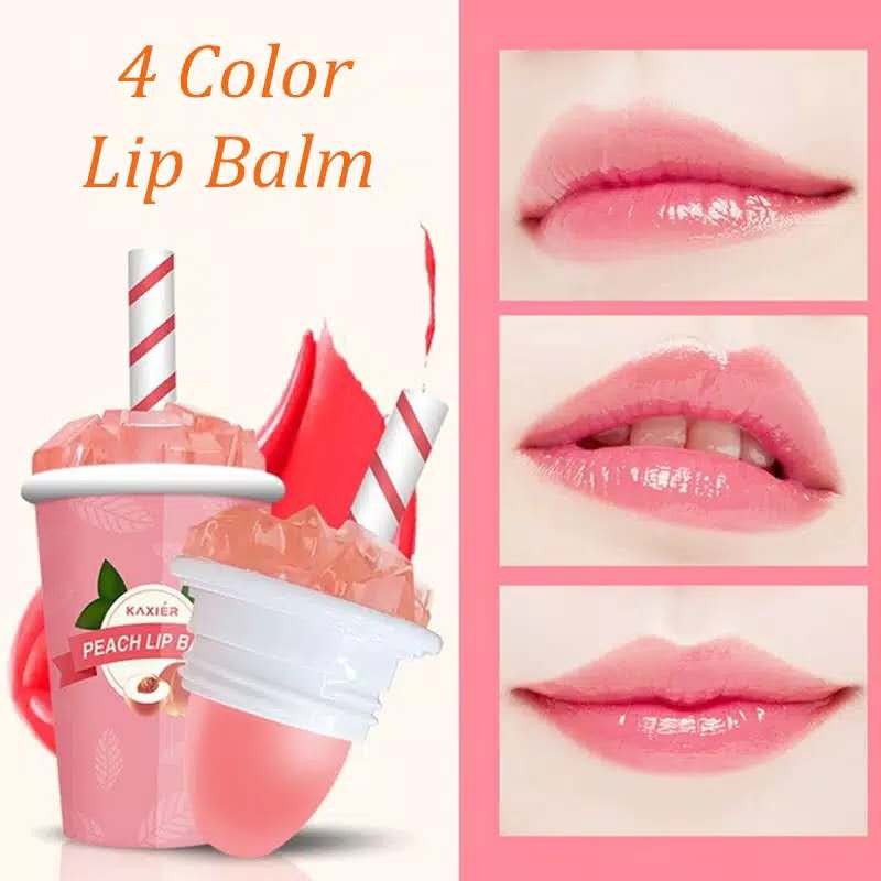 Son dưỡng ẩm đổi màu theo nhiệt độ có 4 màu sắc tùy chọn thiết kế hình cây kem