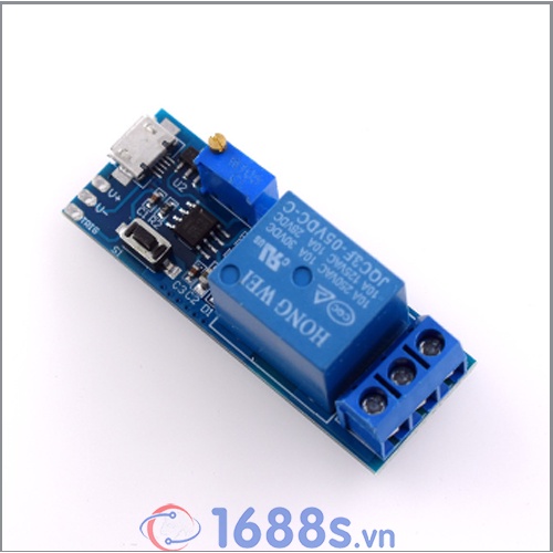 Mạch Relay Tạo Trễ 1 Kênh 5V - 30V IC 555 - 1688s.vn