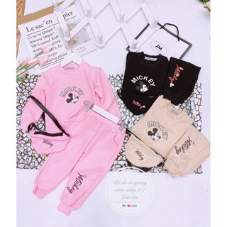 Xả Set mickey kèm túi đeo chéo cho bé trai bé gái