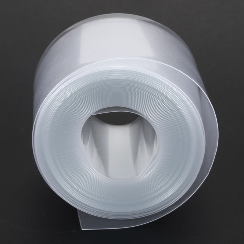 5M 29.5MM Φ18.5MM PVC Heat Shrink Tubing Wrap For Li-ion 18650 18500 Battery Transparent