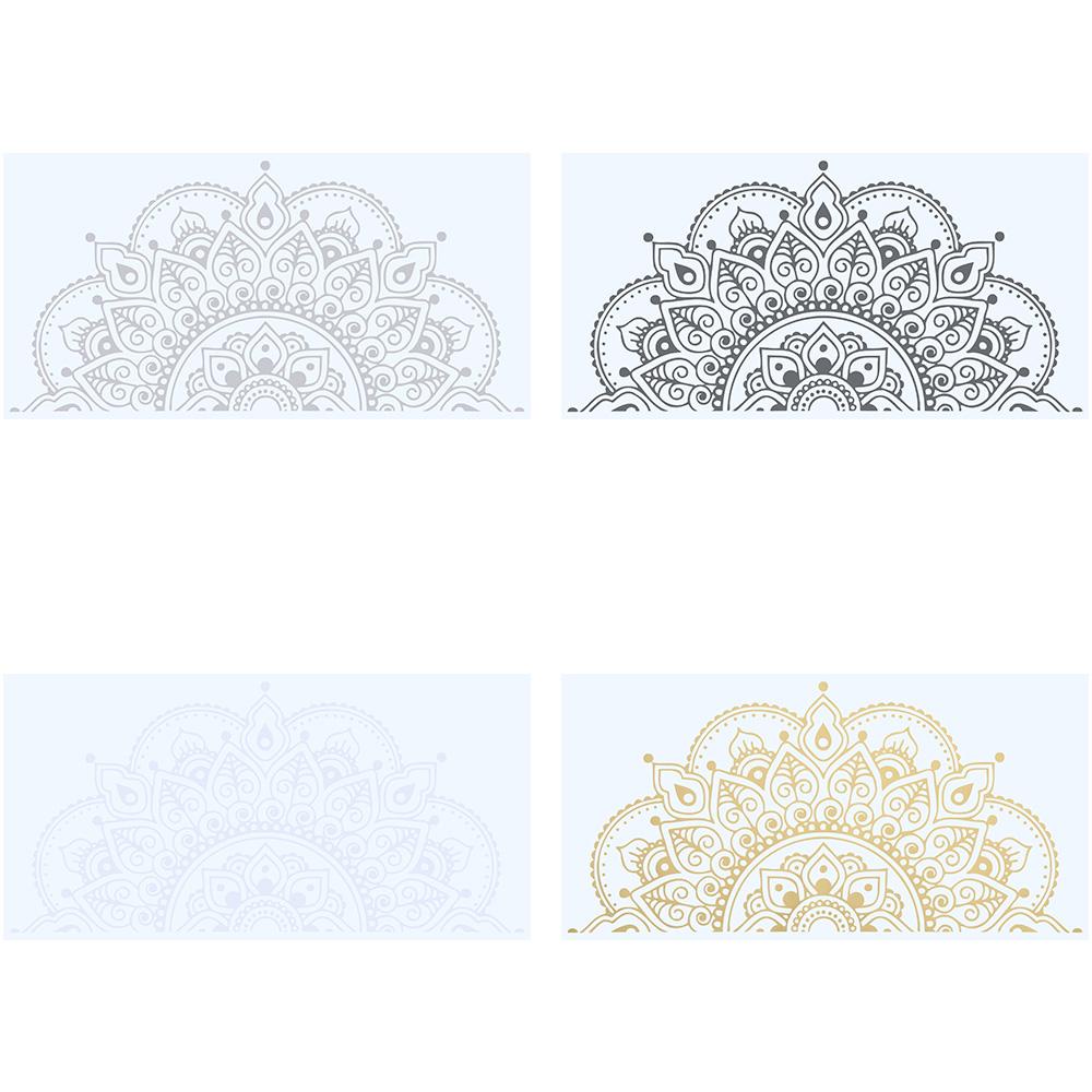 KUNHEV Decal dán tường Họa Tiết Mandala Độc Đáo