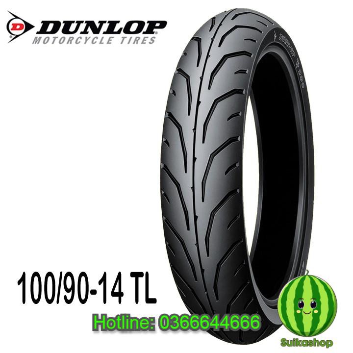 Lốp xe máy Dunlop 100/90-14 TL TT900