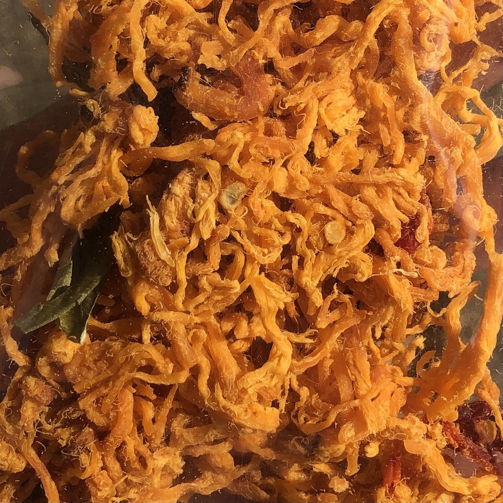 Khô gà cay lá chanh (khay 65g) làm từ 100% ức gà và các gia vị tẩm ướp Ăn Vặt IMINT FOOD | BigBuy360 - bigbuy360.vn