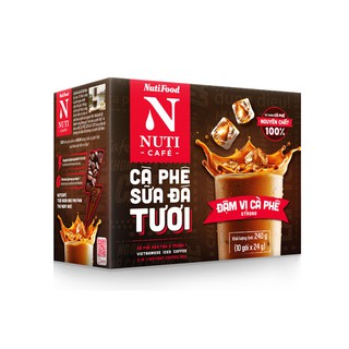 CÀ PHÊ SỮA ĐÁ TƯƠI NUTICAFÉ – ĐẬM VỊ CÀ PHÊ