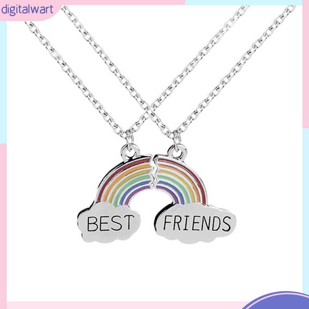 Set 2 Dây Chuyền Mặt Ghép Hình Trái Tim Cho Cặp Đôi