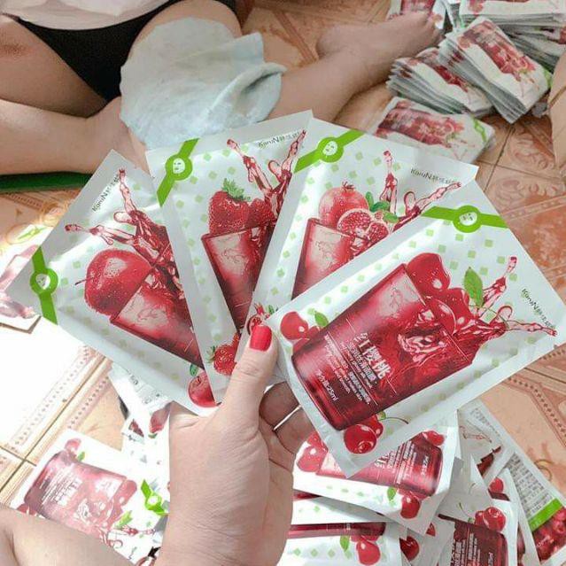 Mask nước ép trái cây KanjN mặt nạ nội địa Trung chính hãng shop Yuki Beauty