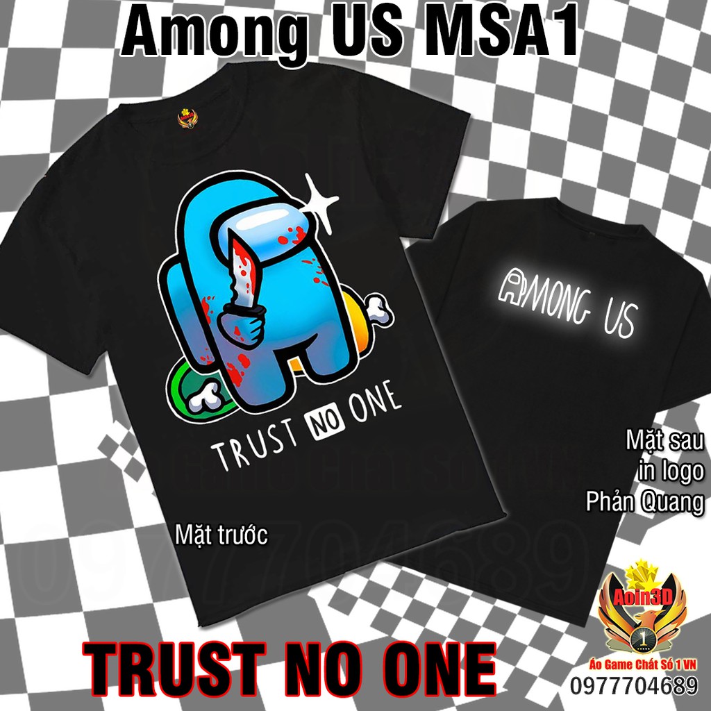 [SALE] Áo Among US TRUST NO ONE - Phản Quang Aoin3D