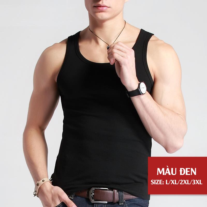 Áo Ba Lỗ Nam - Tank Top Cotton Cực Mát - Dùng để Tập thể dục , thể thao, tập GYM