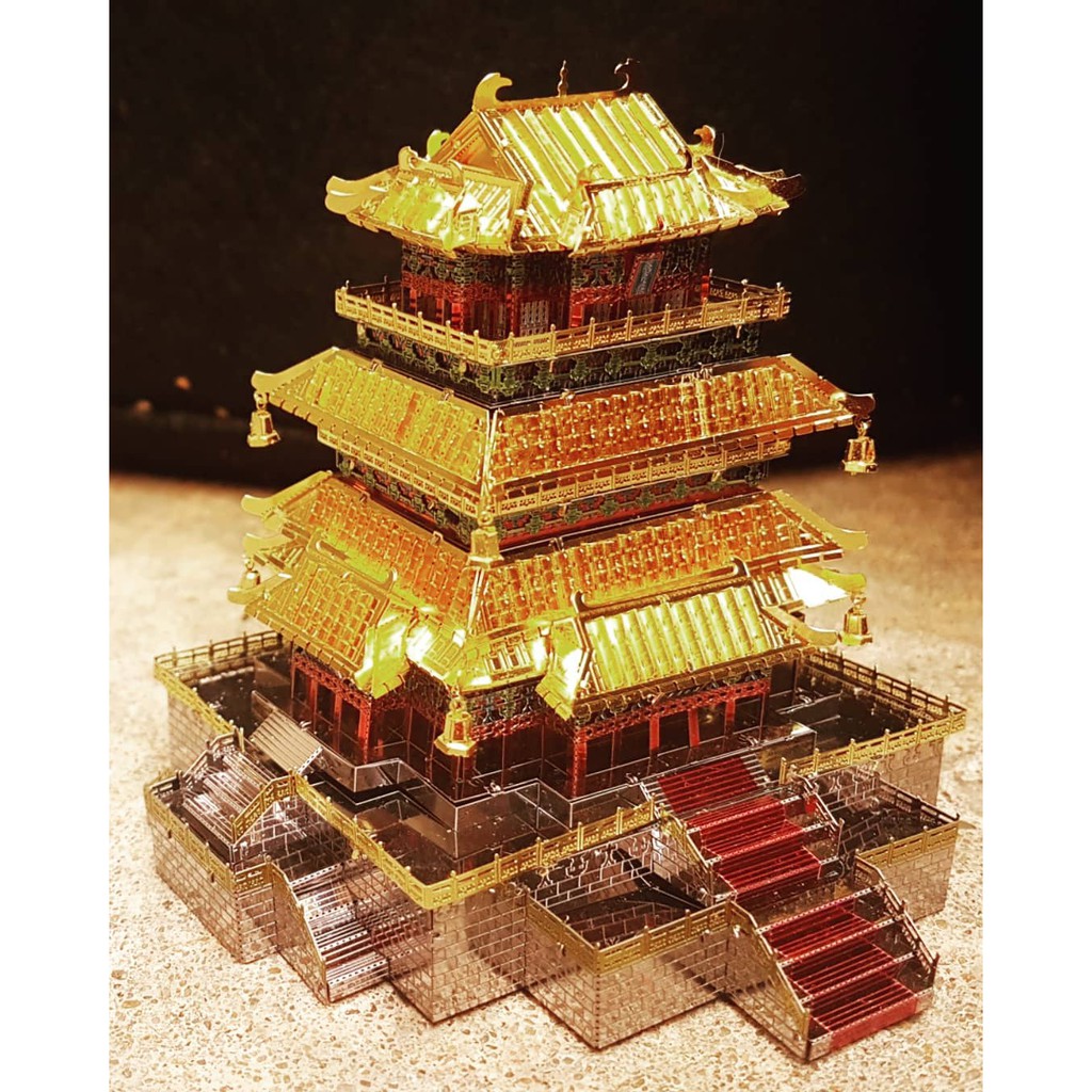 Mô hình 3D kim loại lắp ráp Piececool Lầu Quán Tước [Chưa lắp]