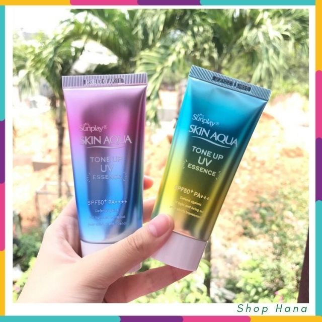 [KEM 80Gr] Kem Chống Nắng Skin Aqua Tone up UV SPF 50+ PA++++ Kiềm dầu, Nâng tông 80gr Nội địa Nhật HNH018