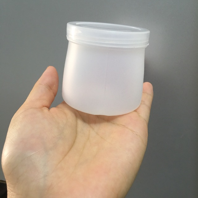 combo 10 hũ sữa chua nhựa kèm nắp 120ml/160ml