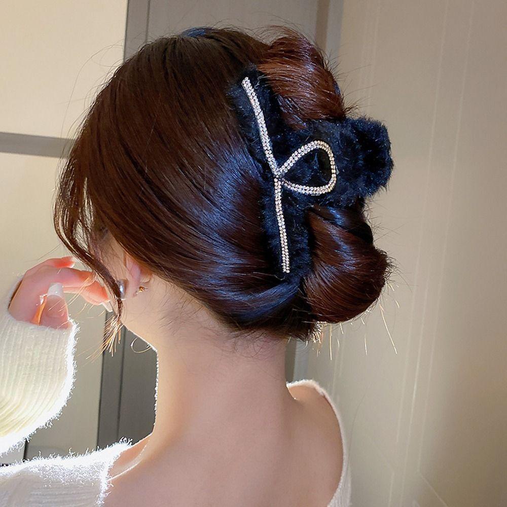 Kẹp Tóc Càng Cua Bằng Vải Bông Thời Trang Thu Đông Cổ Điển Dành Cho Bạn Nữ|Kẹp Tóc Hình Cá Mập Dễ Thương