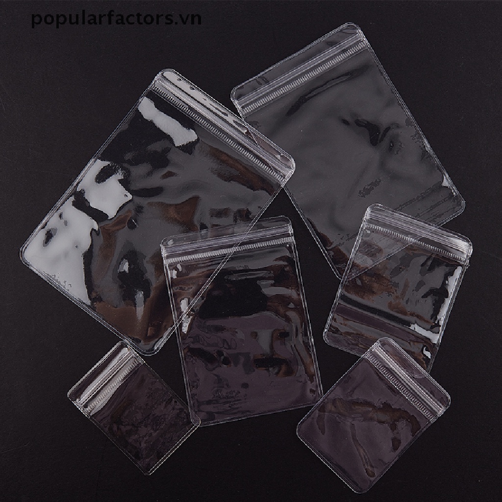 Set 20 / 26 Túi Zip PVC Trong Suốt Đựng Trang Sức