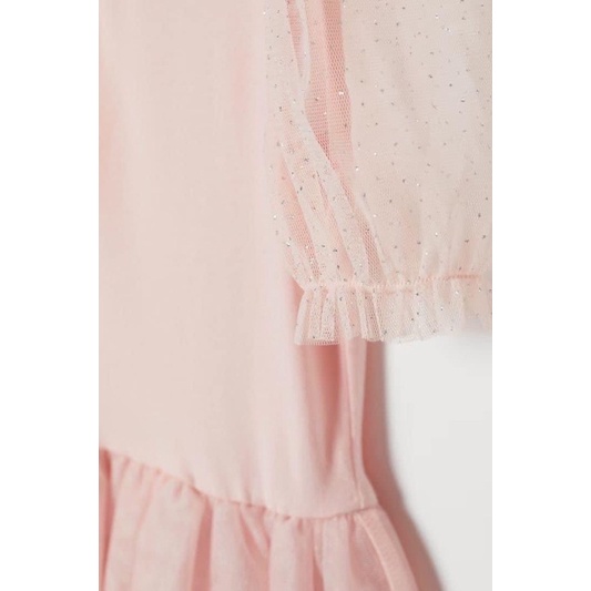 Váy công chúa tay ren bồng bé gái