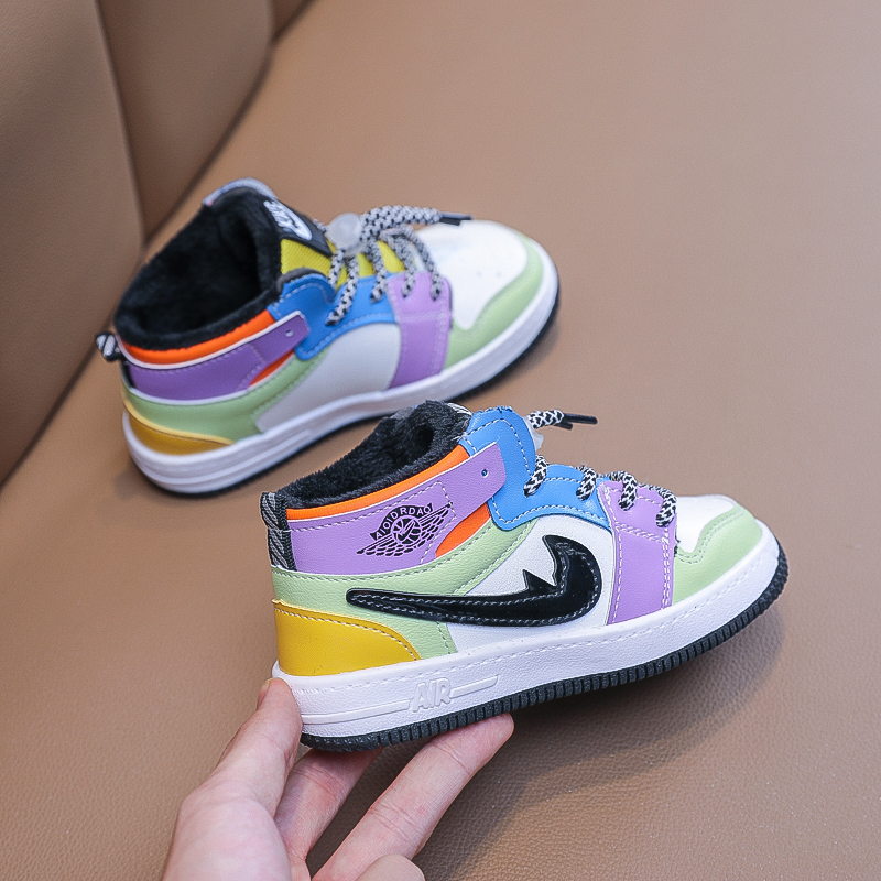 Giày Thể Thao Phong Cách Hàn Quốc Phối Màu Sắc Cho Bé