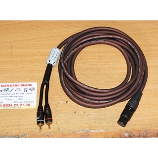 Dây canon Cái ra 2 av dài 3m ( vang xuống sub ) gắn lọc nhiễu
