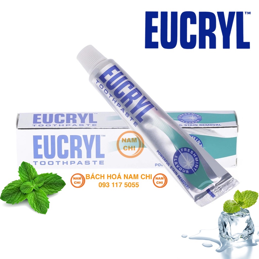 Kem Đánh Răng EUCRYL TOOTHPASTE Giúp Làm Trắng Răng - Anh