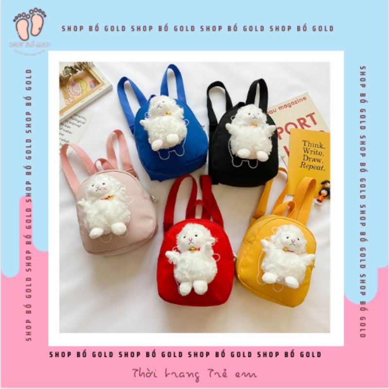 Ba lô trẻ em⚡FREE SHIP ⚡ balo cho trẻ nhỏ hình cừu , thỏ siêu dễ thương cho bé đi học,đi chơi dã ngoại mùa