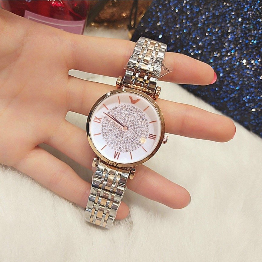 Đồng hồ thời trang nữ cao cấp - Đồng Hồ Nữ MS40 Dây Kim Loại Cao Cấp Mặt Đính Đá Sang Trọng - Bảo hành 6 tháng | BigBuy360 - bigbuy360.vn