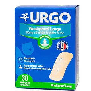 Băng Cá Nhân Ít Thấm Nước Urgo Washproof Assorted