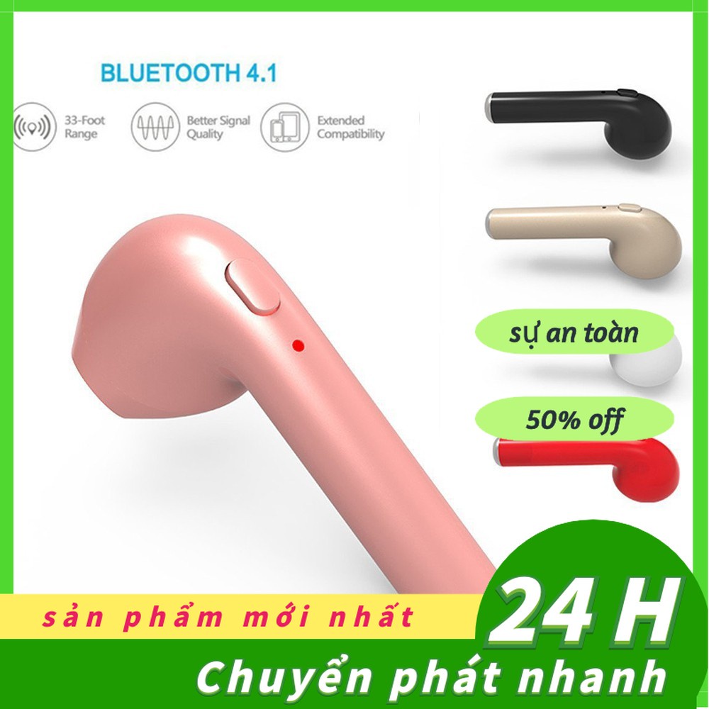 Tai Nghe Bluetooth Không Dây Mini I7 Chống Ồn Cho Huawei Xiaomi