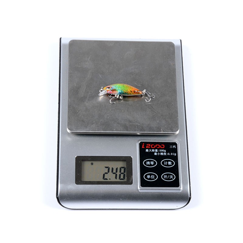 Mồi Câu Cá Giả Bằng Nhựa Cứng 4.1cm / 2.5g