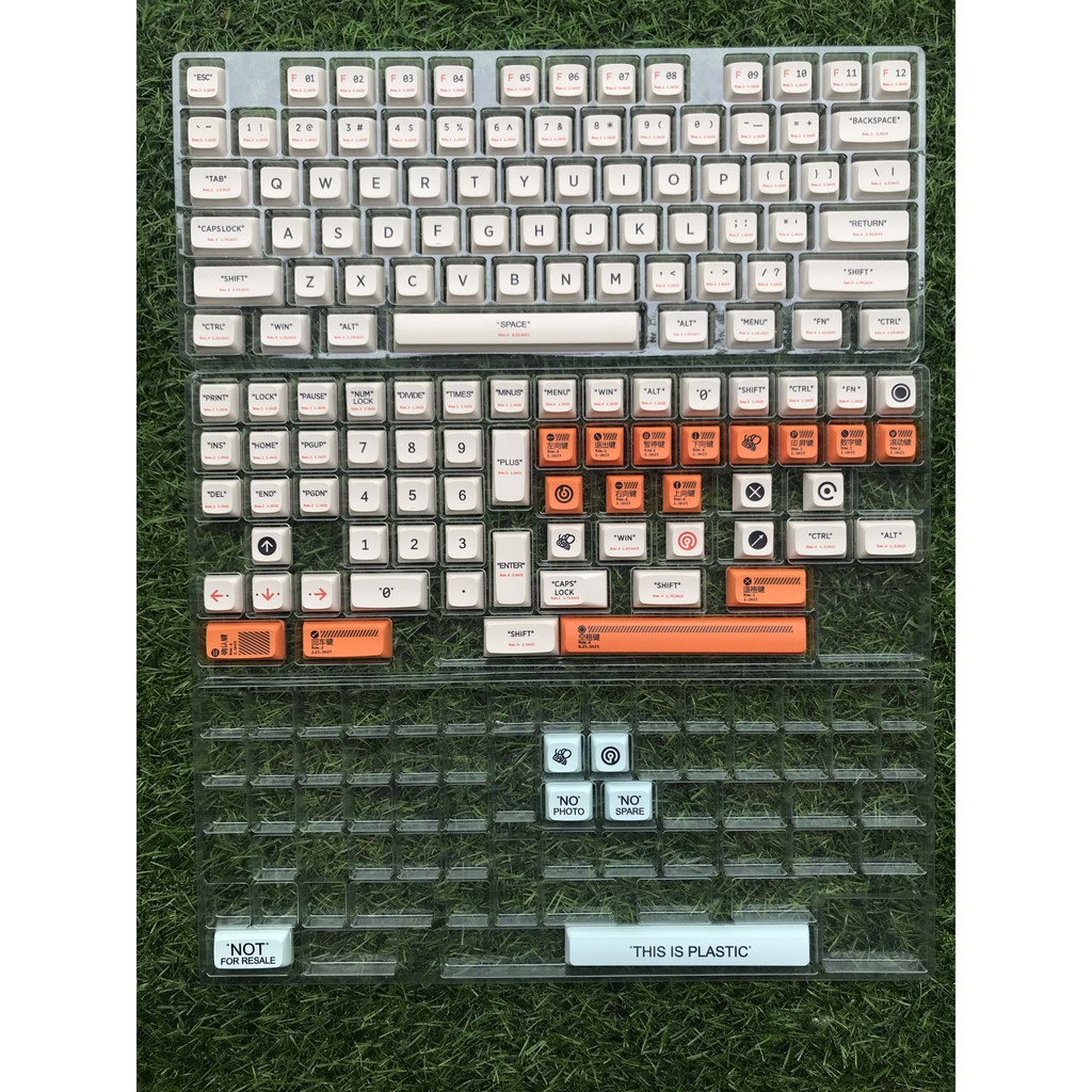 Bộ keycap This is Plastic XDA 143 nút