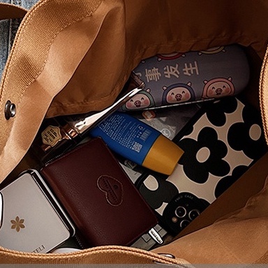 Túi đeo chéo canvas cỡ lớn thời trang Hàn Quốc học sinh sinh viên đi học đi chơi phong cách unisex