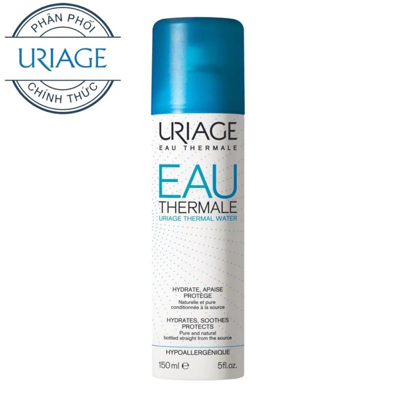 URIAGE THERMAL WATER 150ML Xịt khoáng dưỡng ẩm, cân bằng da