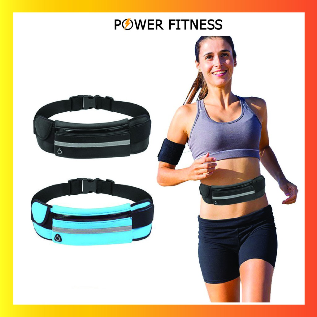 Túi đeo hông thể thao nam nữ đựng điện thoại chạy bộ chống nước Power Fitness C2002