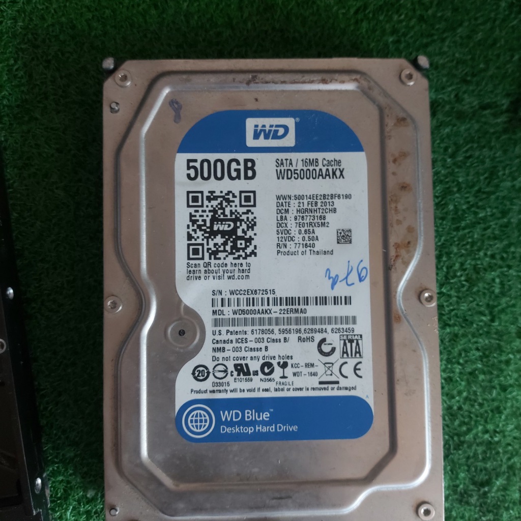 Ổ cứng HDD 500Gb máy bàn cũ hoạt động tốt - Mẫu ngẫu nhiên tùy đợt hàng