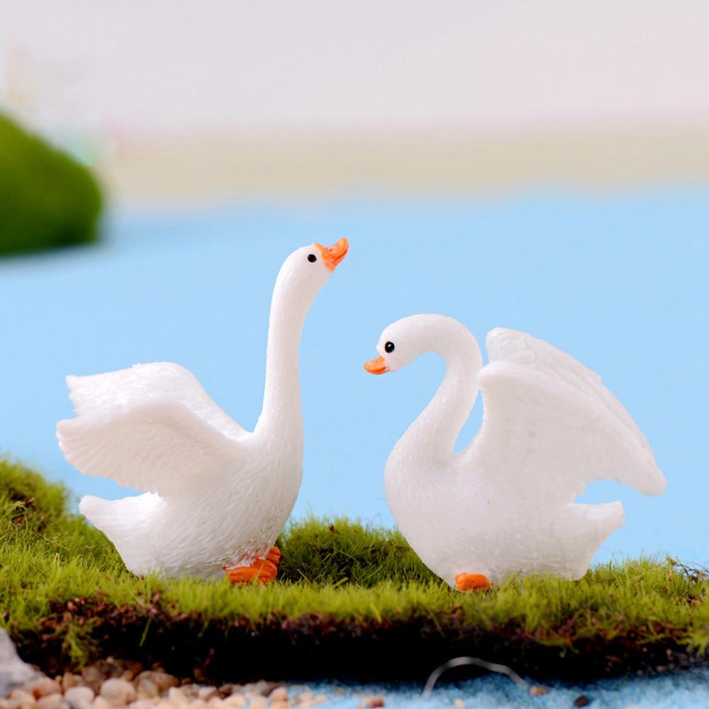 IVORY Mô Hình Thiên Nga Dùng Trang Trí Bàn Làm Việc