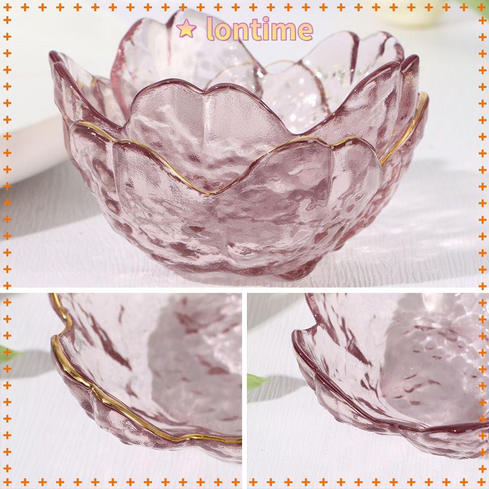 Chén thủy tinh dành cho đựng nước chấm hình hoa anh đào phong cách Nhật Bản