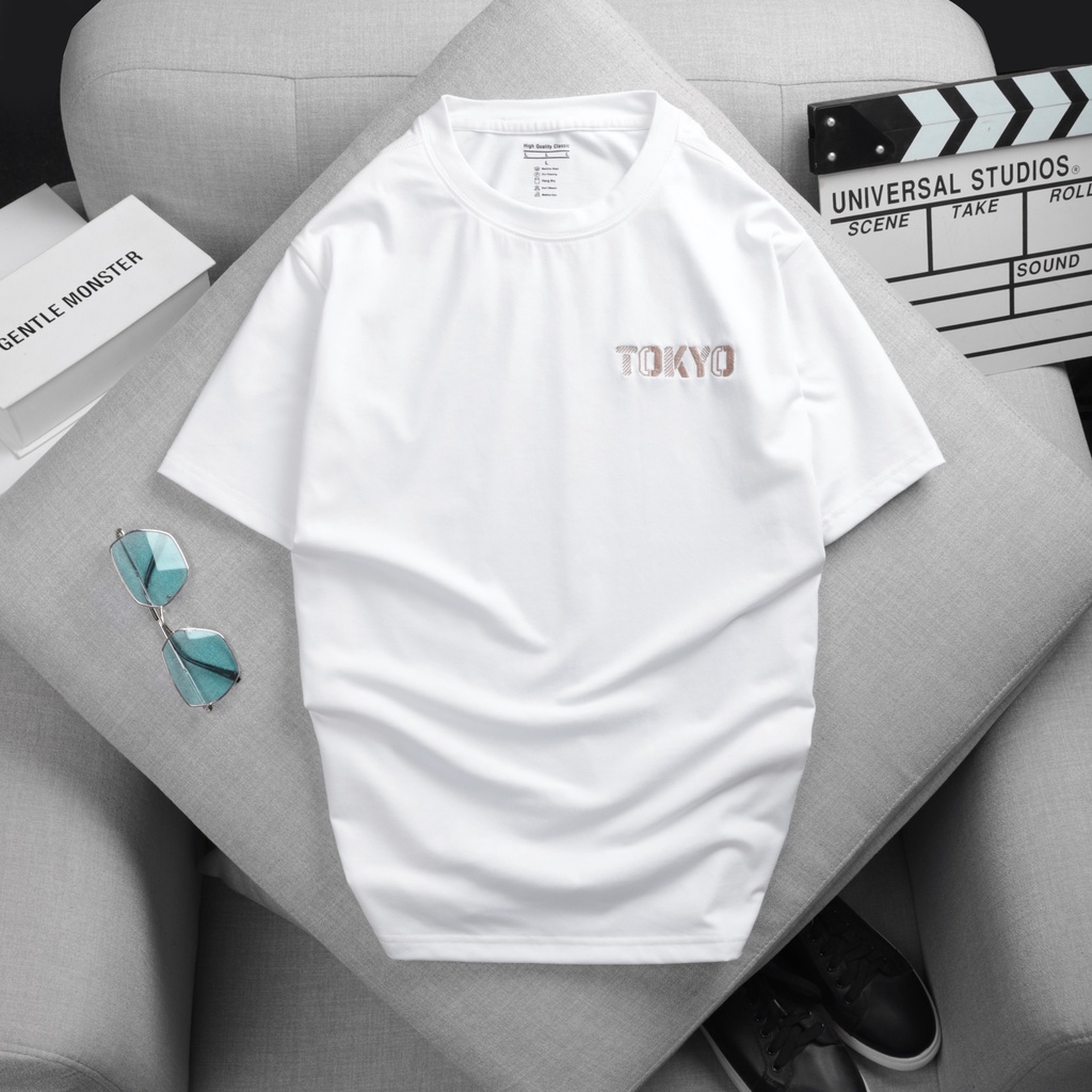 (Có size 3XL) Áo thun nam cổ tròn TOKYO 3M, áo phông nam cotton mịn, form basic thoải mái