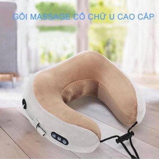 Gối MASAGE Vòng Cổ Thông Minh Chữ U