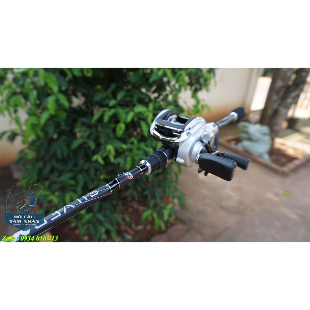 Cần lure máy ngang Abu Garcia Silver Max