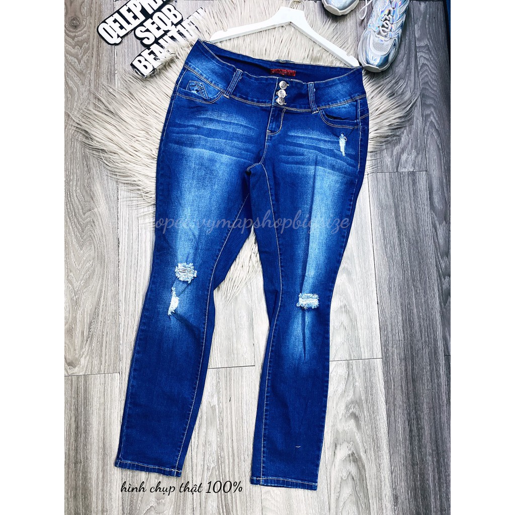 quần jean skinny siêu nâng mông bigsize cao cấp (ms: JBS-34)