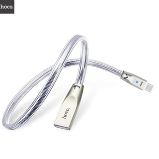 Cáp Sạc Cao Cấp Hoco U9 Micro USB | Type C | Lightning  dài 1.2M - Đèn Led