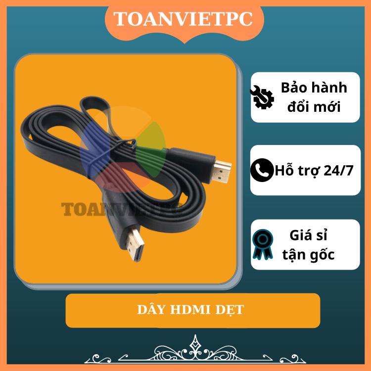 [Giá Sỉ] Combo 50 Sợi Dây HDMI 1.5m Dẹt 1.4 Full HD