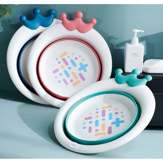 Chậu rửa mặt gấp gọn vương miện