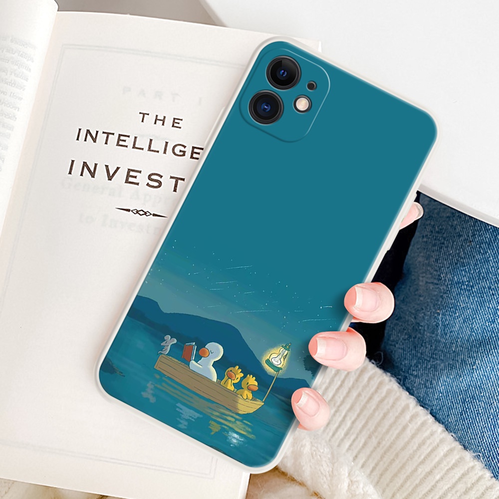 Ốp Điện Thoại Silicon Mềm Họa Tiết Vịt TPA Hoạt Hình Cho OPPO Realme Q3 PRO C21 5 5S 5i 6 6i 6s 8i 5 6 7 8 PRO #H182